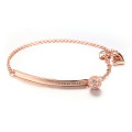 Dubai Nueva Moda Fancy Design Women Gold Bracelet, Hand Chain Girl Bangle Jewelry Lady Rose Gold Bracelet